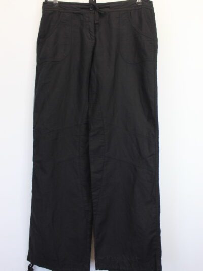 Pantalon noir style cargo CAMAIEU taille 42
