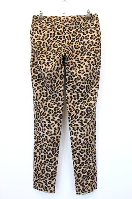 Pantalon tissu motifs léopard ZARA taille XS