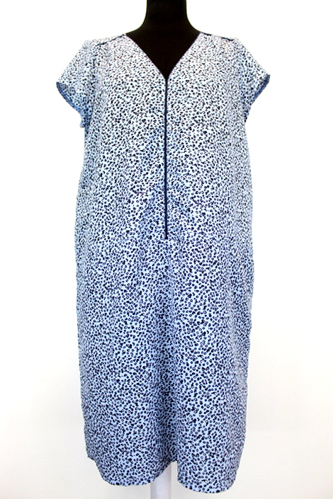 Robe bleu clair imprimé CYRILLUS taille 44