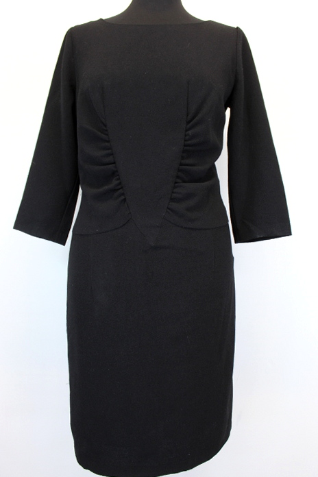 Robe noire drapée SEE YOU SOON taille 36