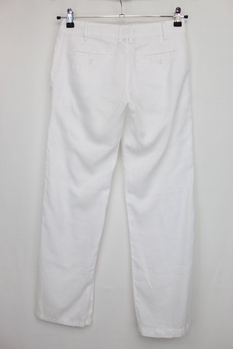 Pantalon blanc aspect lin MNG taille 36