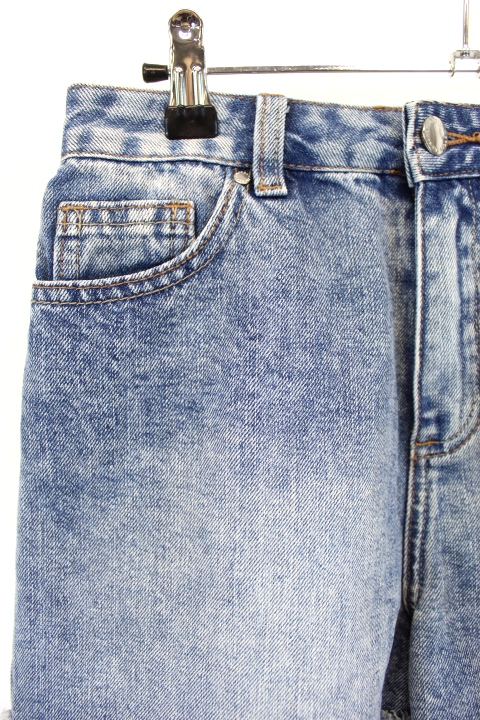 Short jean à petites franges Morgan taille 38