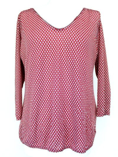 Blouse rouge Cache Cache taille 38 friperie occasion seconde main