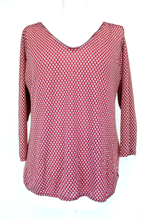 Blouse rouge Cache Cache taille 38 friperie occasion seconde main