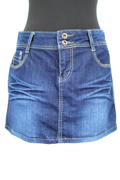 Jupe bleu en jean Redseventy taille 40 - friperie occasion seconde main