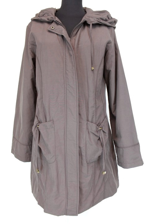 Manteau taupe affinités taille 38-friperie occasion seconde main