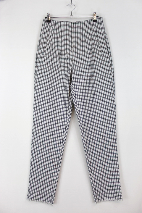 Pantalon aspect vichy Zara taille 36 - friperie occasion seconde main
