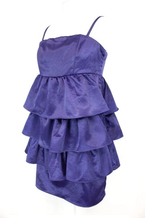 Robe bustier violet Divided taille 40 - friperie - occasion - seconde main