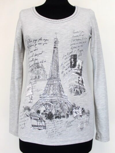 T. shirt Tour Eiffel Morgan taille 34 - friperie occasion seconde main