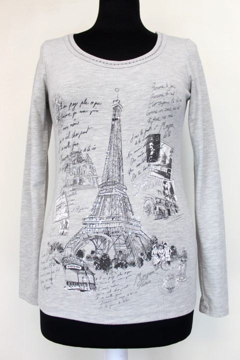 T. shirt Tour Eiffel Morgan taille 34 - friperie occasion seconde main