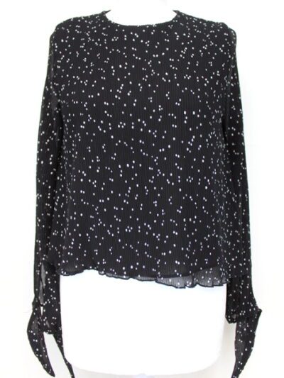 Blouse à pois Zara taille 34-friperie occasion seconde main