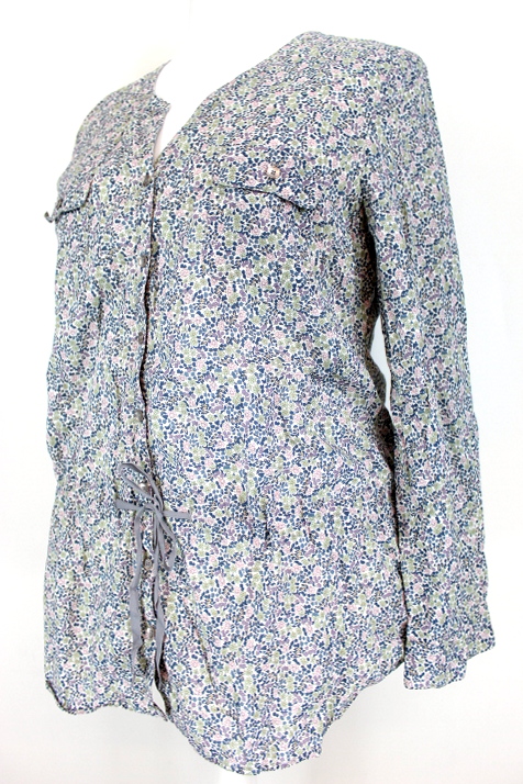 Chemise à petites fleurs ceinture ajustable Caroll taille 46