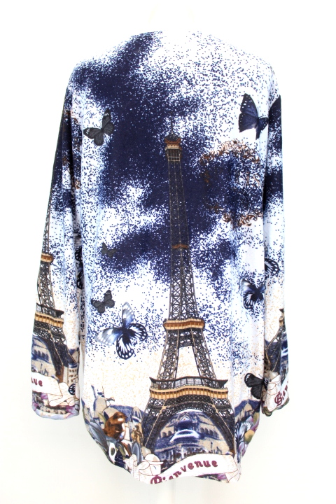 "Maille" long t.shirt tour Eiffel C C Collection taille 42