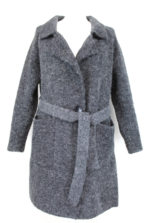 Manteau aspect laine bouillie CH Fashion taille 44 - friperie femmes, vêtements d'occasion, seconde main