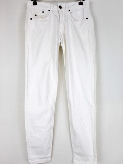 Pantalon blanc Corléone Jeans taille 34-friperie occasion seconde main