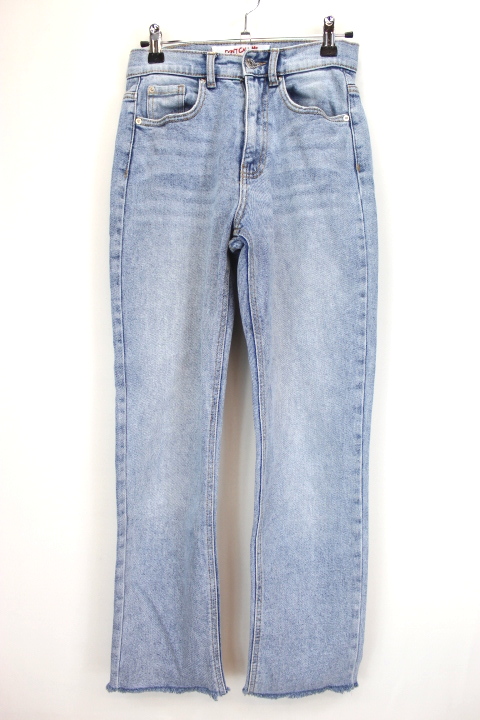 Pantalon jean coupe droite Jennyfer taille 34 - friperie femmes, vêtements d'occasion, seconde main