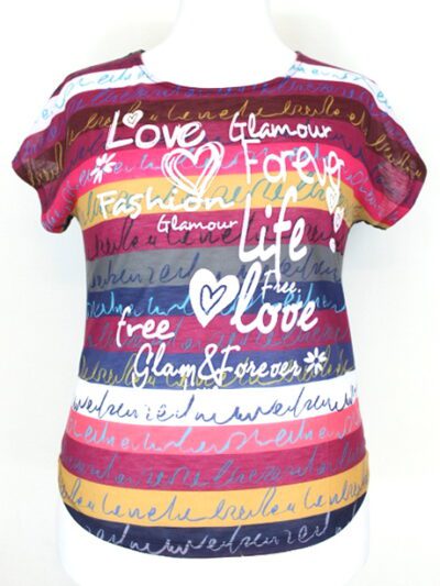 T.shirt Love Armand Thierry taille 44-friperie luxe