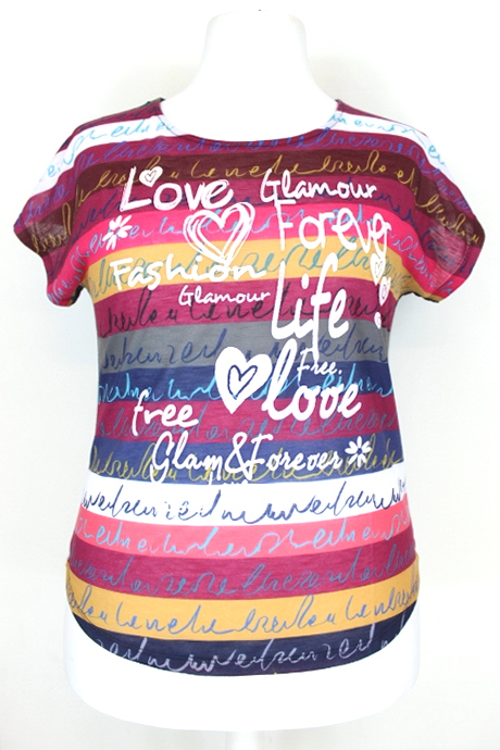 T.shirt Love Armand Thierry taille 44-friperie luxe