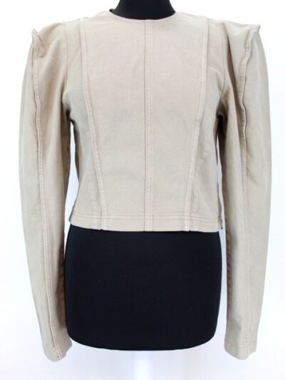 Top blouse en jean NEUVE H&M taille 36 - friperie femmes, vêtements d'occasion, seconde main