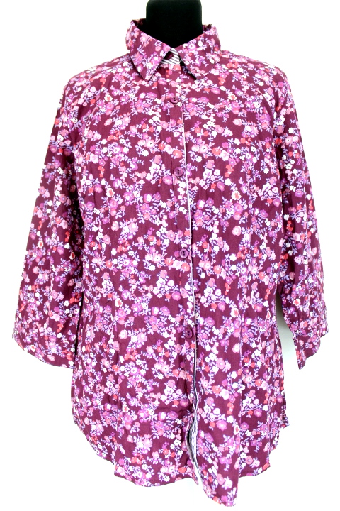 Chemise imprimé floral Charmance taille 44 - friperie femmes, vêtements d'occasion, seconde main