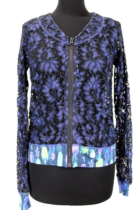 Chemise zippée guipure Maaji taille 36-occasion friperie