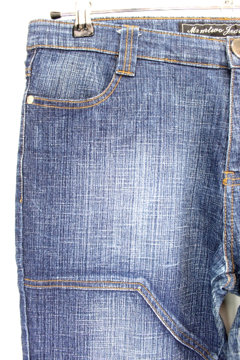 Jean évasé fantaisie bleu M2 Mtwo Jeans taille 44