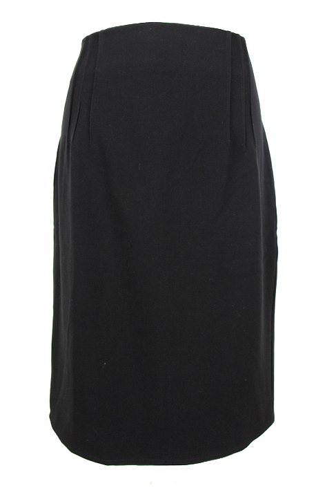 Jupe noire classique doublée BPC taille 42 - friperie femmes, vêtements d'occasion, seconde main