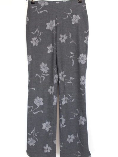 Pantalon à fleurs demi-saison Morgan taille 38 - friperie femmes, vêtements d'occasion, seconde main