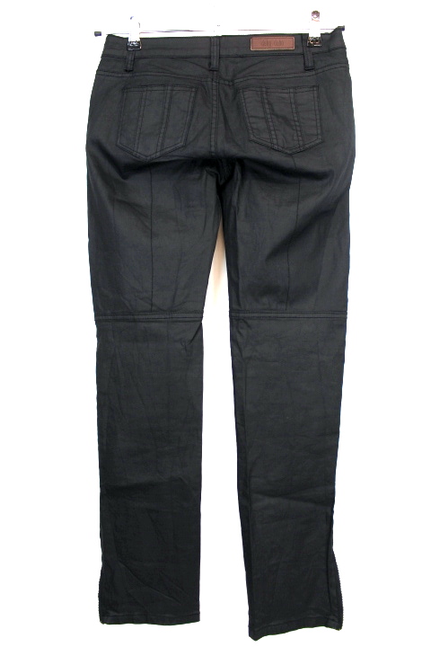 Pantalon noir double zip DEBY DEBO Taille38