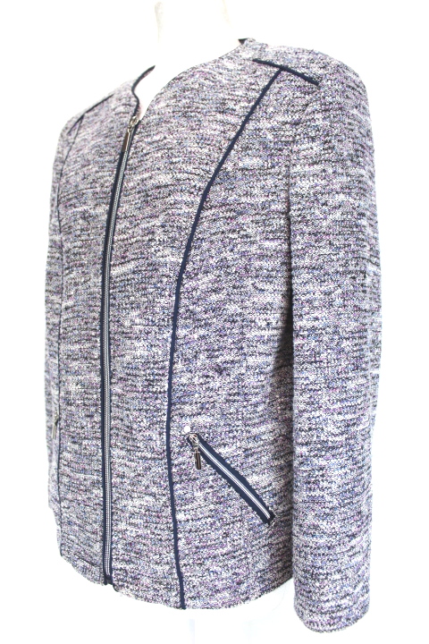 Veste zippée à bouclettes colorées C&A taille 44