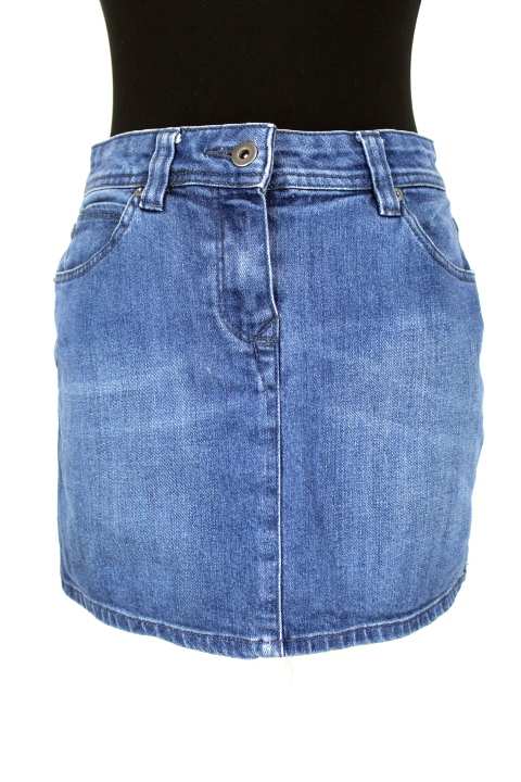 Mini-jupe en jean ETAM Taille 36-friperie-occasion-seconde main
