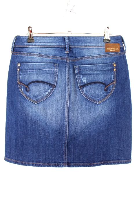 Jupe en jeans délavée Mavi Taille 42