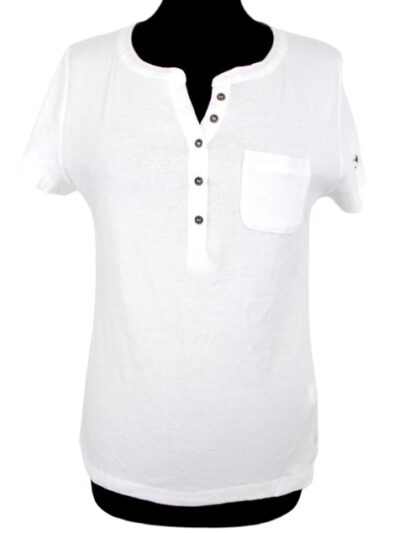 T. shirt basique blanc Zamba taille 40 - friperie femmes, vêtements d'occasion, seconde main