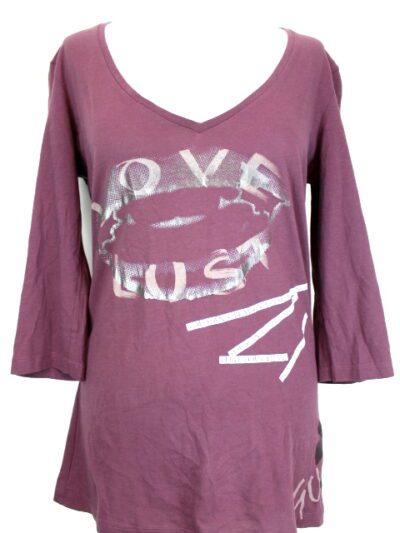 Tee-shirt col V Guess taille 42-friperie occasion seconde main
