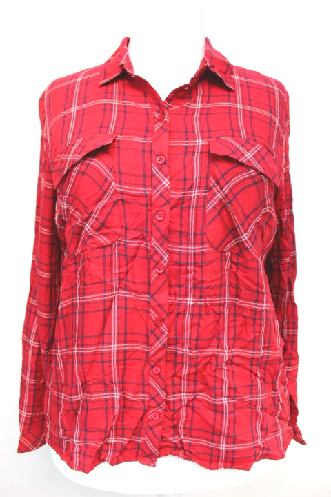 Chemise à carreaux écossais Afibel taille 46 - friperie femmes, vêtements d'occasion, seconde main