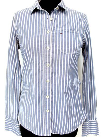 Chemise rayures verticales Hilfiger taille S - friperie femmes, vêtements d'occasion, seconde main