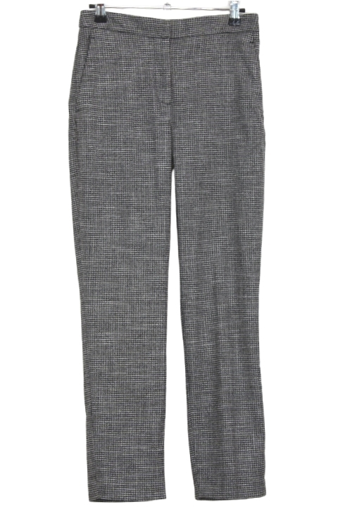 Pantalon à petits carreaux - Fausses poches arrières - H & M - Taille 34 - Friperie - Seconde main