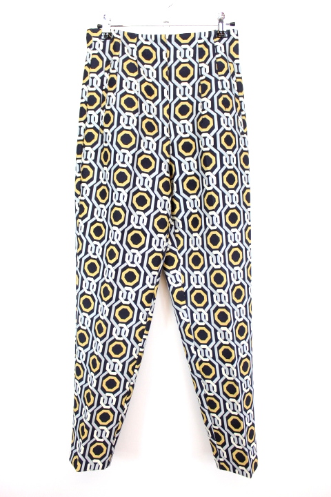 Pantalon habillé formes géométriques Zara taille S - friperie femmes, vêtements d'occasion, seconde main