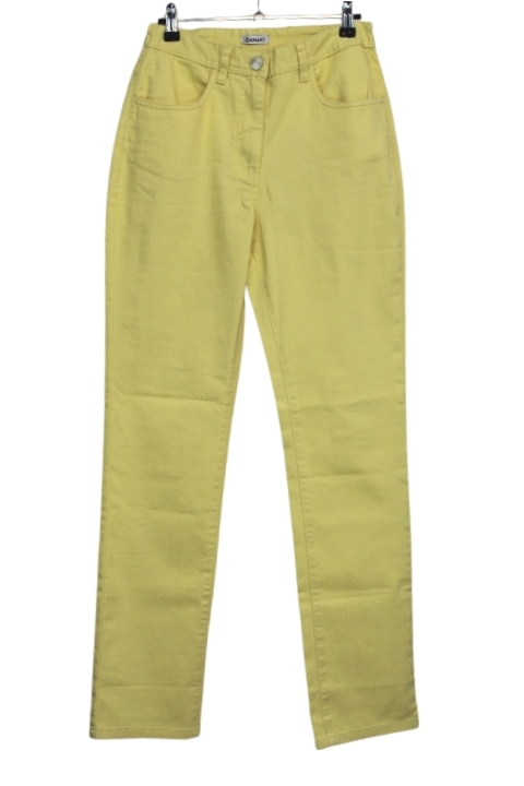 Pantalon jaune DAMART taille 38 - Friperie - seconde main