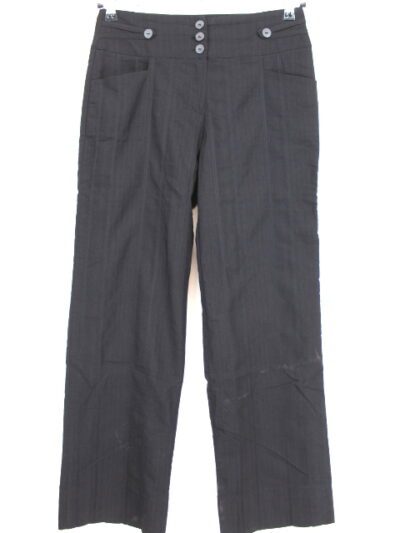 Pantalon large et stylé - Fermeture éclaire avec 3 boutons en finition - ARMAND THIERY - Taille 38 - Friperie - Seconde main