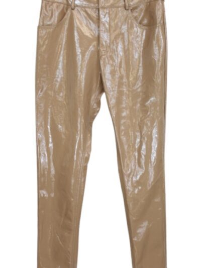 Pantalon marron simili cuir MOTIVI taille 36 - orléans - seconde main