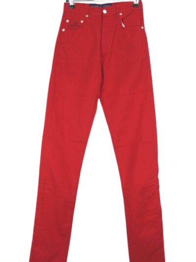 Pantalon rouge droit Cordovan taille 34 - friperie femmes, vêtements d'occasion, seconde main