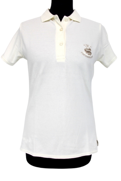 Polo golfeuse blanc cassé GLENMUIR taille S - recyclage