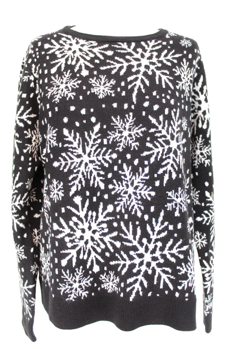 Pull motif flocons JDY taille 40-friperie occasion seconde main