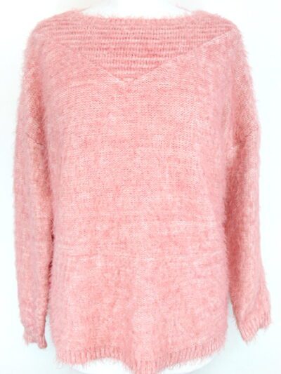 Pull rose G. Woman Taille 38-friperie occasion seconde main