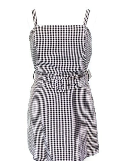 Robe à carreaux Pull & Bear taille 4244-friperie occasion seconde main