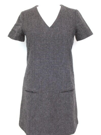 Robe grise col V MANGO taille XS - Orléans - Occasion