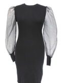 Robe manches bouffantes GIRACOO taille S M - friperie