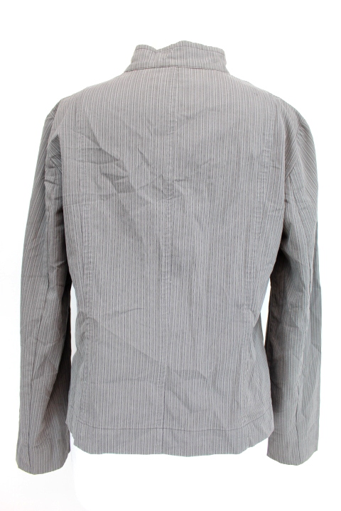 Veste grise avec zip central Camaïeu taille 44