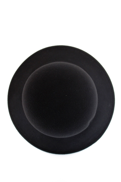 Chapeau rond et noir KIABI Taille L - XL - Friperie seconde main